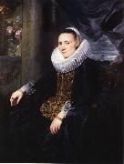 Anthony Van Dyck Margareta snyders oil painting on canvas